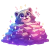 🦝 Эмодзи «С Днём Рождения меня» для Telegram