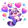 🦝 Эмодзи «С Днём Рождения меня» для Telegram