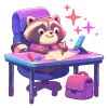 🦝 Эмодзи «С Днём Рождения меня» для Telegram