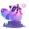 🦝 Эмодзи «С Днём Рождения меня» для Telegram