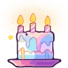 🎂 Эмодзи «С ДР» для Telegram