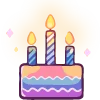 🎂 Эмодзи «С ДР» для Telegram