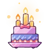 🎂 Эмодзи «С ДР» для Telegram
