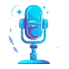 🎙 Эмодзи «neuro blue» для Telegram