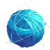 🧶 Эмодзи «neuro blue» для Telegram