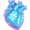 Эмодзи neuro blue для Telegram — скачать
