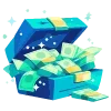 💸 Эмодзи «neuro blue» для Telegram