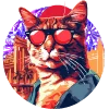 🐈‍⬛ Эмодзи «Кошатник (ω)» для Telegram