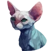 🐈‍⬛ Эмодзи «Кошатник (ω)» для Telegram