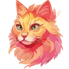 🐈‍⬛ Эмодзи «Кошатник (ω)» для Telegram