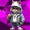 🐈‍⬛ Эмодзи «Кошатник (ω)» для Telegram
