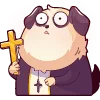 ✝️ Эмодзи «пёсики» для Telegram