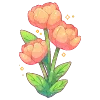 💐 Эмодзи «💐 Набор эмоджи с цветами» для Telegram