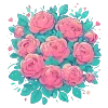 🌹 Эмодзи «💐 Набор эмоджи с цветами» для Telegram