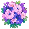 💐 Эмодзи «💐 Набор эмоджи с цветами» для Telegram
