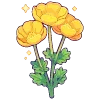 💐 Эмодзи «💐 Набор эмоджи с цветами» для Telegram