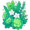 💐 Эмодзи «💐 Набор эмоджи с цветами» для Telegram