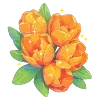 💐 Эмодзи «💐 Набор эмоджи с цветами» для Telegram