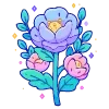 💐 Эмодзи «💐 Набор эмоджи с цветами» для Telegram