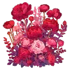 💐 Эмодзи «💐 Набор эмоджи с цветами» для Telegram