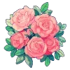 💐 Эмодзи «💐 Набор эмоджи с цветами» для Telegram