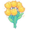 💐 Эмодзи «💐 Набор эмоджи с цветами» для Telegram