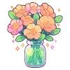 💐 Эмодзи «💐 Набор эмоджи с цветами» для Telegram