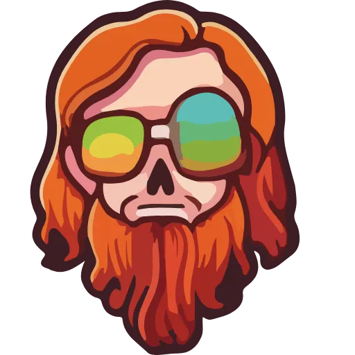 👨‍🦰 Эмодзи «Нейрохиппи» для Telegram