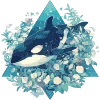 🌊 Эмодзи «Нейро косатки» для Telegram