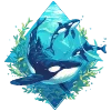 🌊 Эмодзи «Нейро косатки» для Telegram