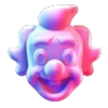 🤡 Эмодзи «🩷 Набор эмоджи с неоновым рандомом» для Telegram