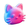 🐱 Эмодзи «🩷 Набор эмоджи с неоновым рандомом» для Telegram
