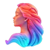 🧜‍♀️ Эмодзи «🩷 Набор эмоджи с неоновым рандомом» для Telegram
