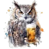 🦉 Эмодзи «Совы V» для Telegram