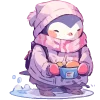🐧 Эмодзи «Пингвинуха» для Telegram