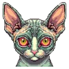 🐱 Эмодзи «neuro pixel» для Telegram