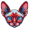 🐱 Эмодзи «neuro pixel» для Telegram