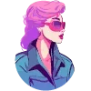 🧍‍♀️ Эмодзи «Neuroretrowave» для Telegram