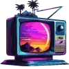 📺 Эмодзи «Neuroretrowave» для Telegram