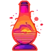 🌋 Эмодзи «Neuroretrowave» для Telegram