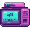 📺 Эмодзи «Neuroretrowave» для Telegram