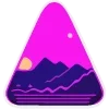 🌋 Эмодзи «Neuroretrowave» для Telegram