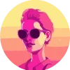 🧑‍🦰 Эмодзи «Neuroretrowave» для Telegram