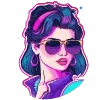 🧍‍♀️ Эмодзи «Neuroretrowave» для Telegram