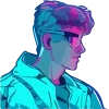 👨‍🦱 Эмодзи «Neuroretrowave» для Telegram