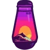 🌋 Эмодзи «Neuroretrowave» для Telegram