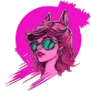 🧍‍♀️ Эмодзи «Neuroretrowave» для Telegram