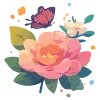 🌺 Эмодзи «Весна» для Telegram