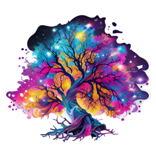 🌳 Стикер «КосмоСтикеры» для Telegram