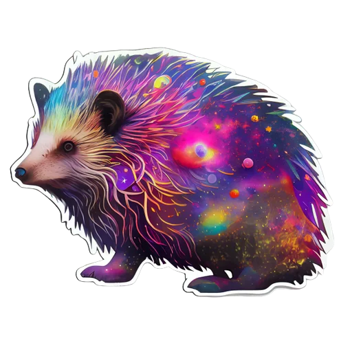 🦔 Стикер «КосмоСтикеры» для Telegram
